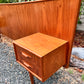 The Hakon Teak Headboard & Nightstands