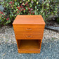 Vintage Teak Bedside Table