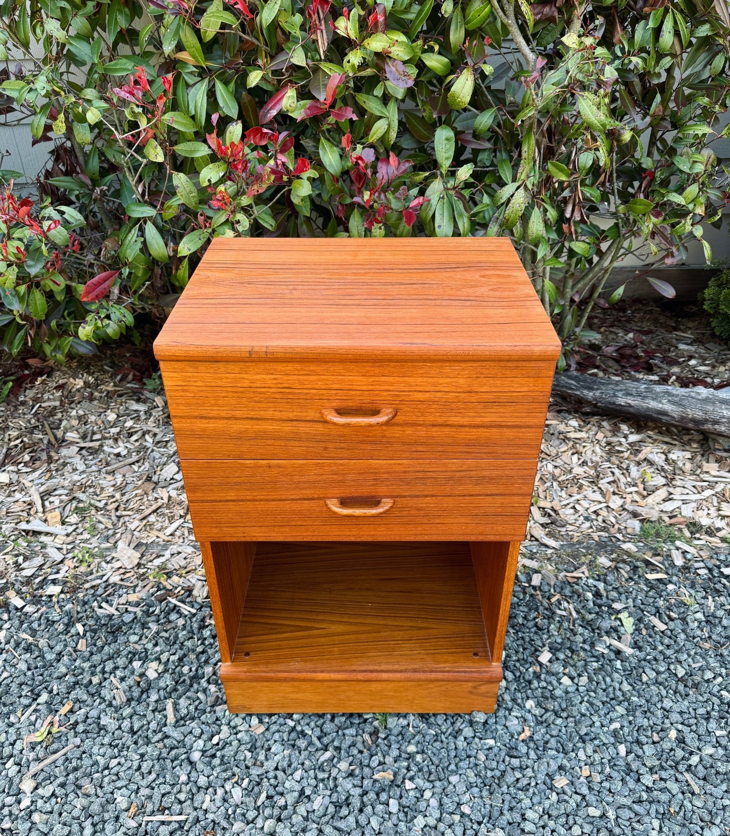 Vintage Teak Bedside Table