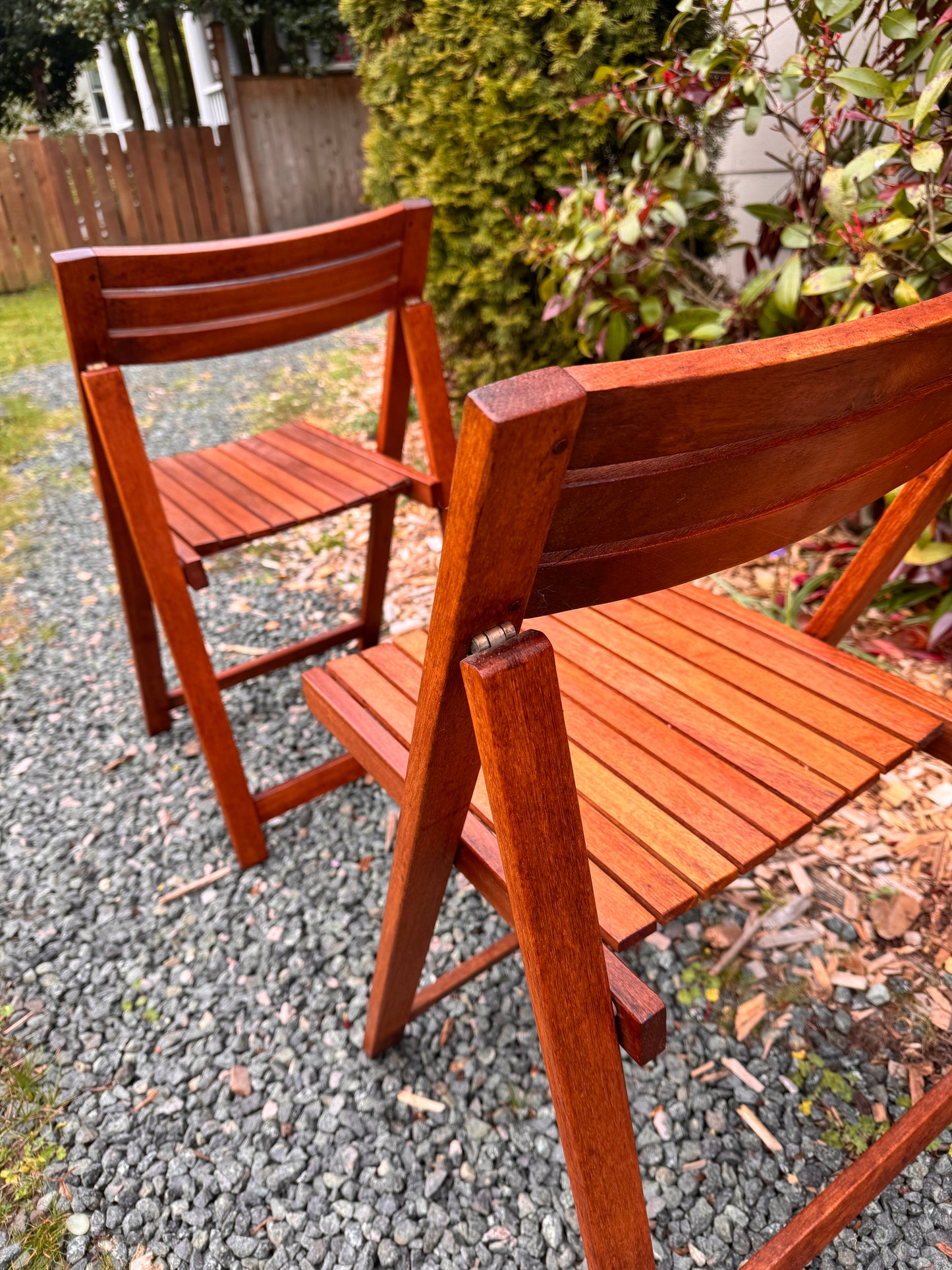 The Take A Break Teak Chairs