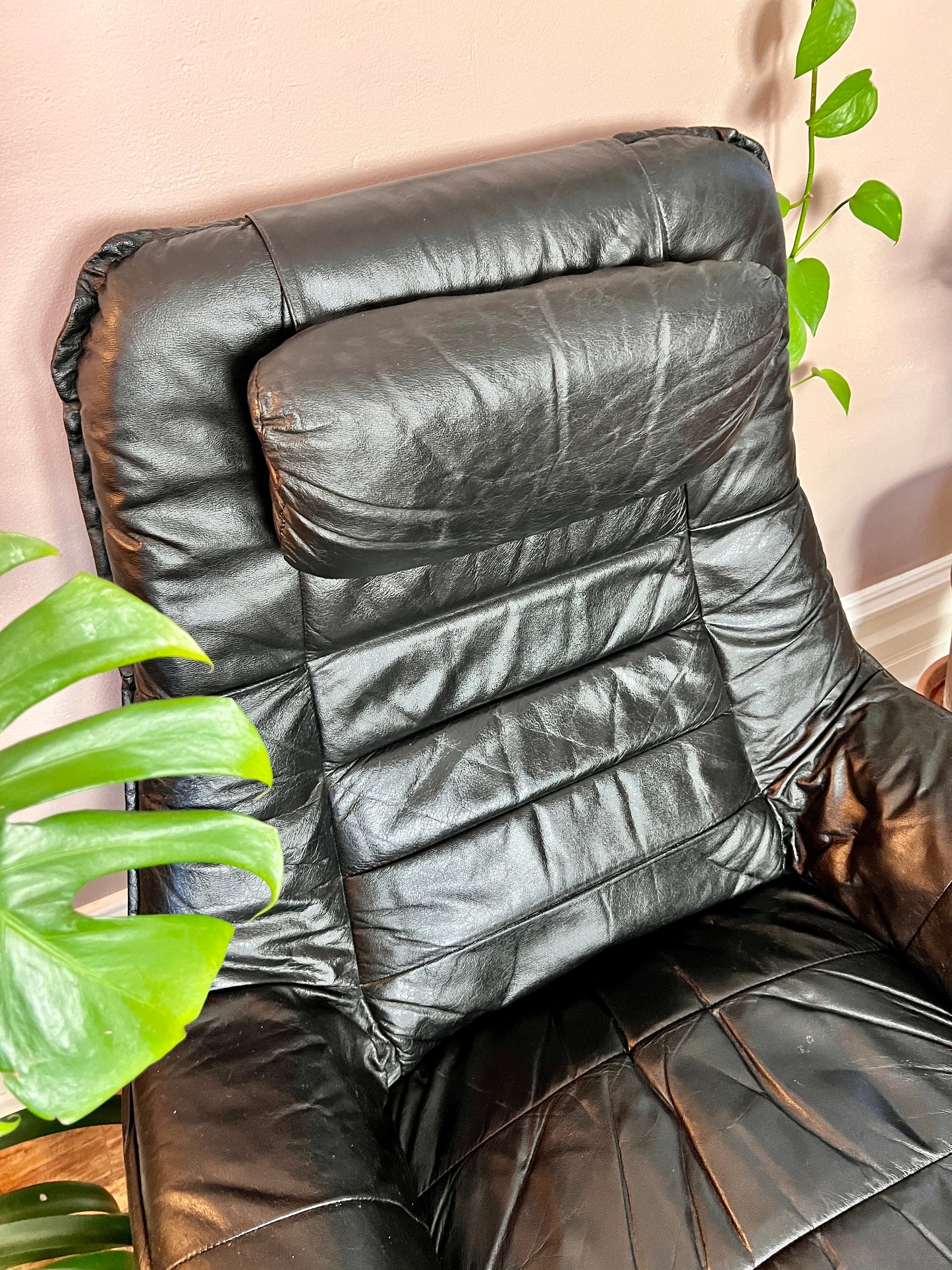 The Black Stallion Recliner & Ottoman