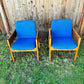 Vintage 60s Oak Armchairs