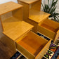 Vintage Plywood MCM Nightstands