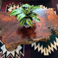 Vintage Live Edge Solid Wood Coffee Table