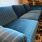 Vintage Blue Midcentury Sofa