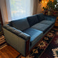 Vintage Blue Midcentury Sofa