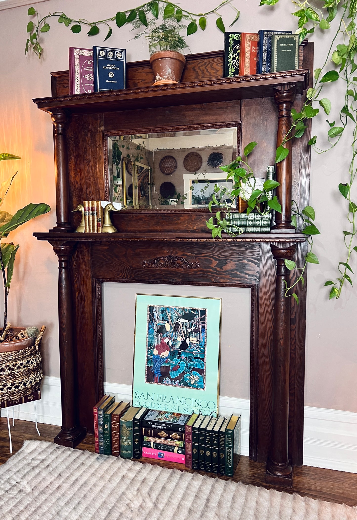 The Finlay Fireplace Mantle