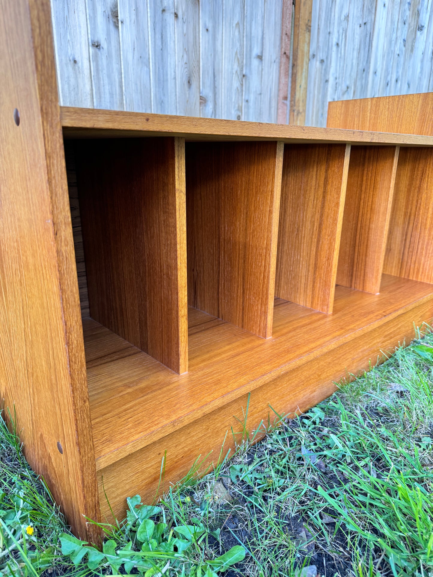 The Kerna Teak Record Cabinet