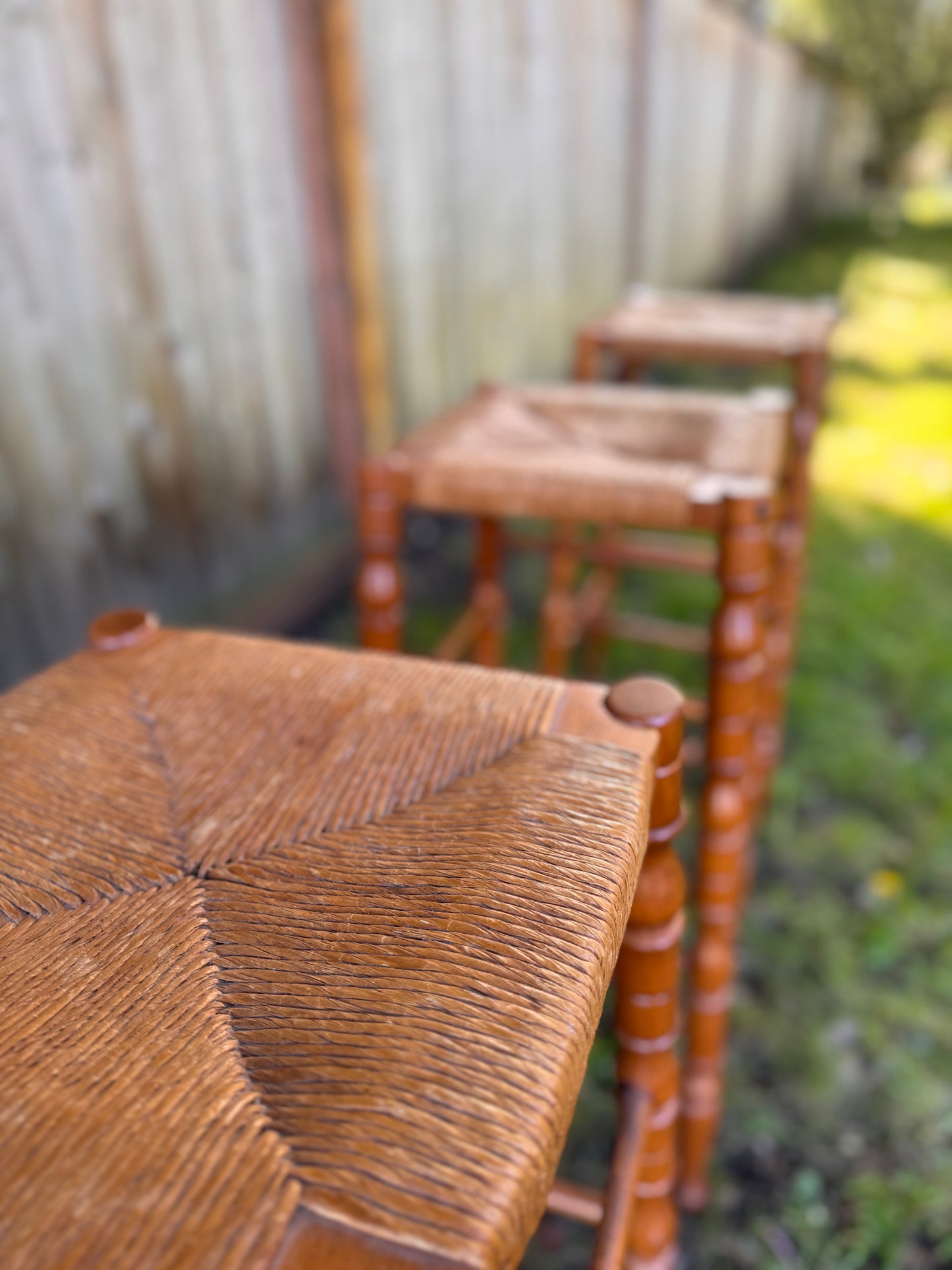 The Vintage Pretzel Bar Stools
