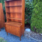 Vintage Danish Teak Cabinet Desk & Bookshelf