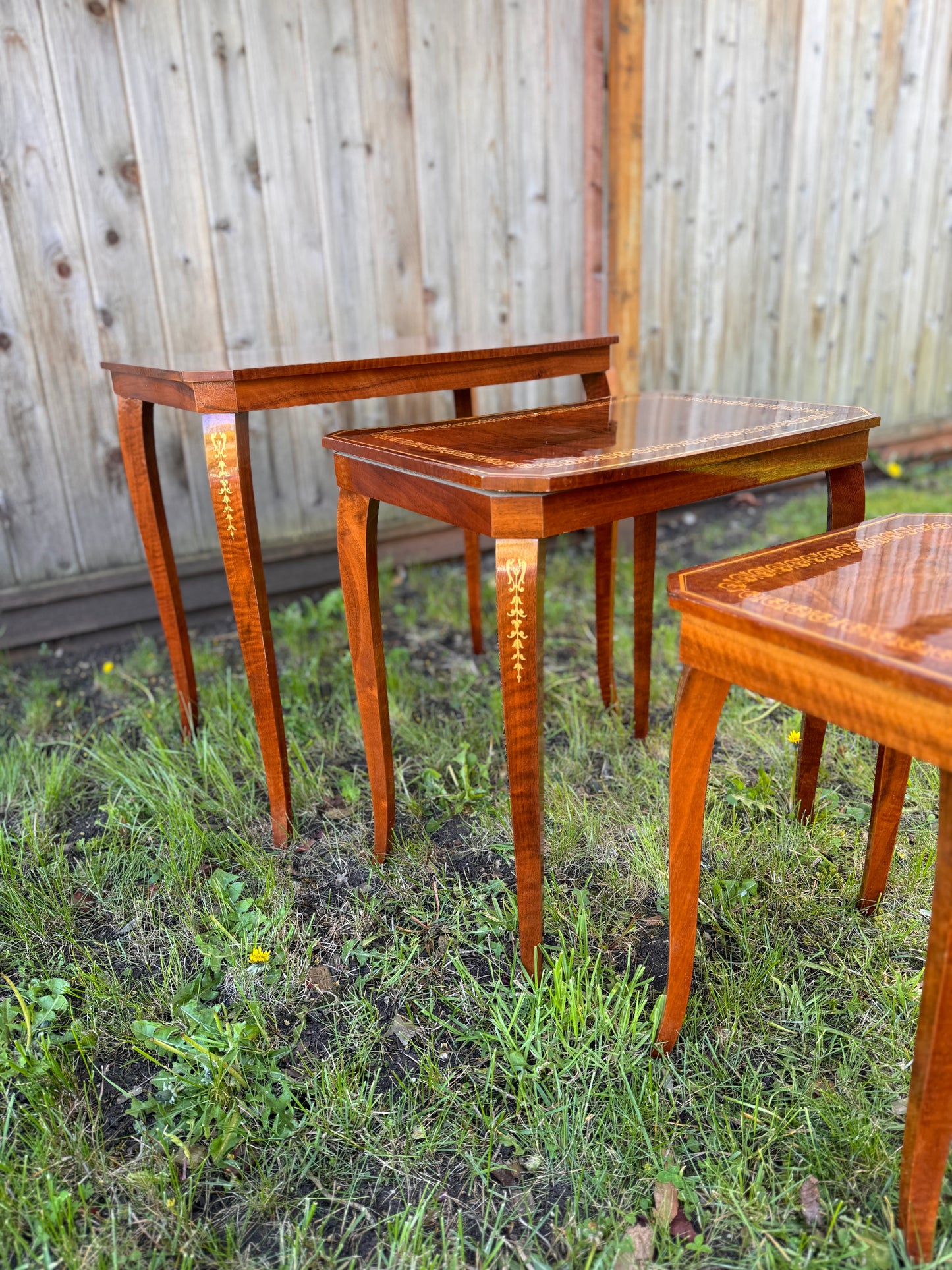 The Attardi Inlaid Nesting Tables