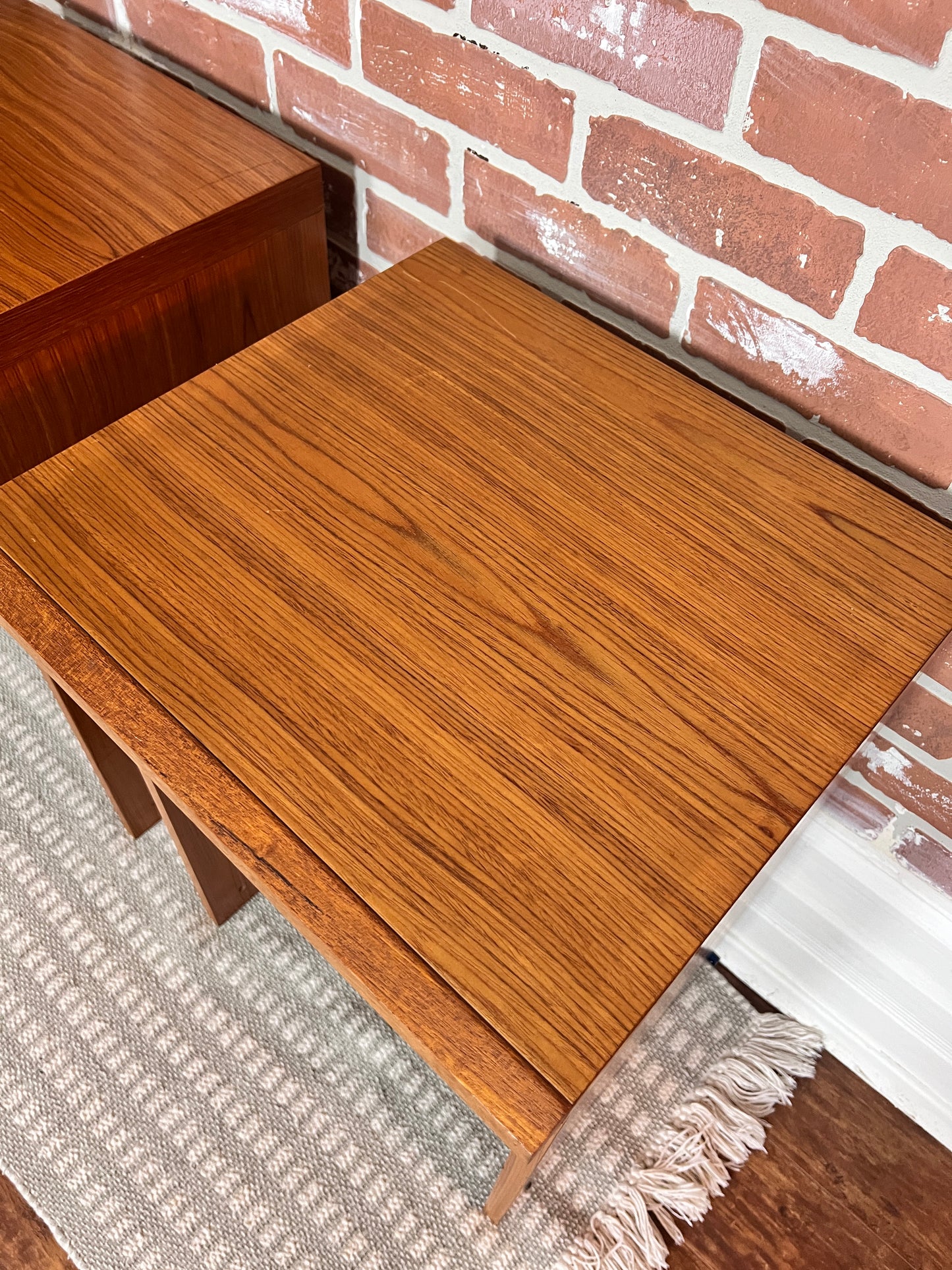The Mercury Teak Nighstands