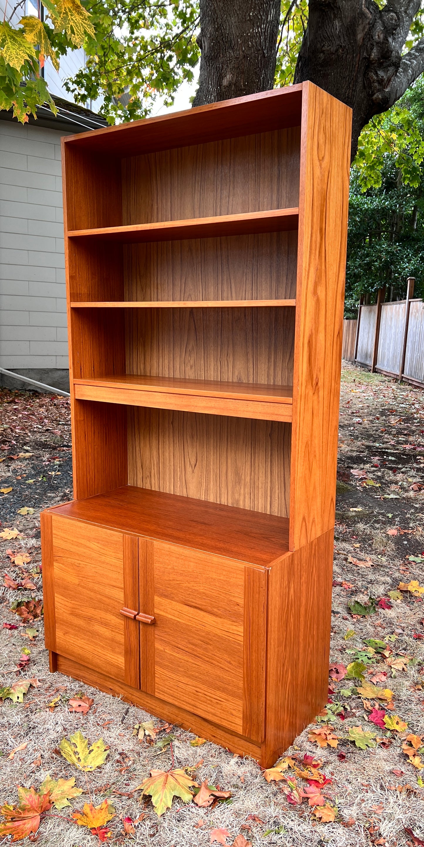 The Johannes Teak Bookshelf Cabinet
