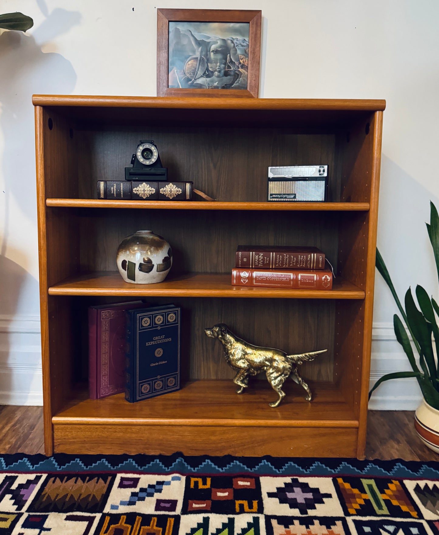 Vintage Teak Bookshelf