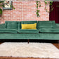 The Viridian Velvet Sofa