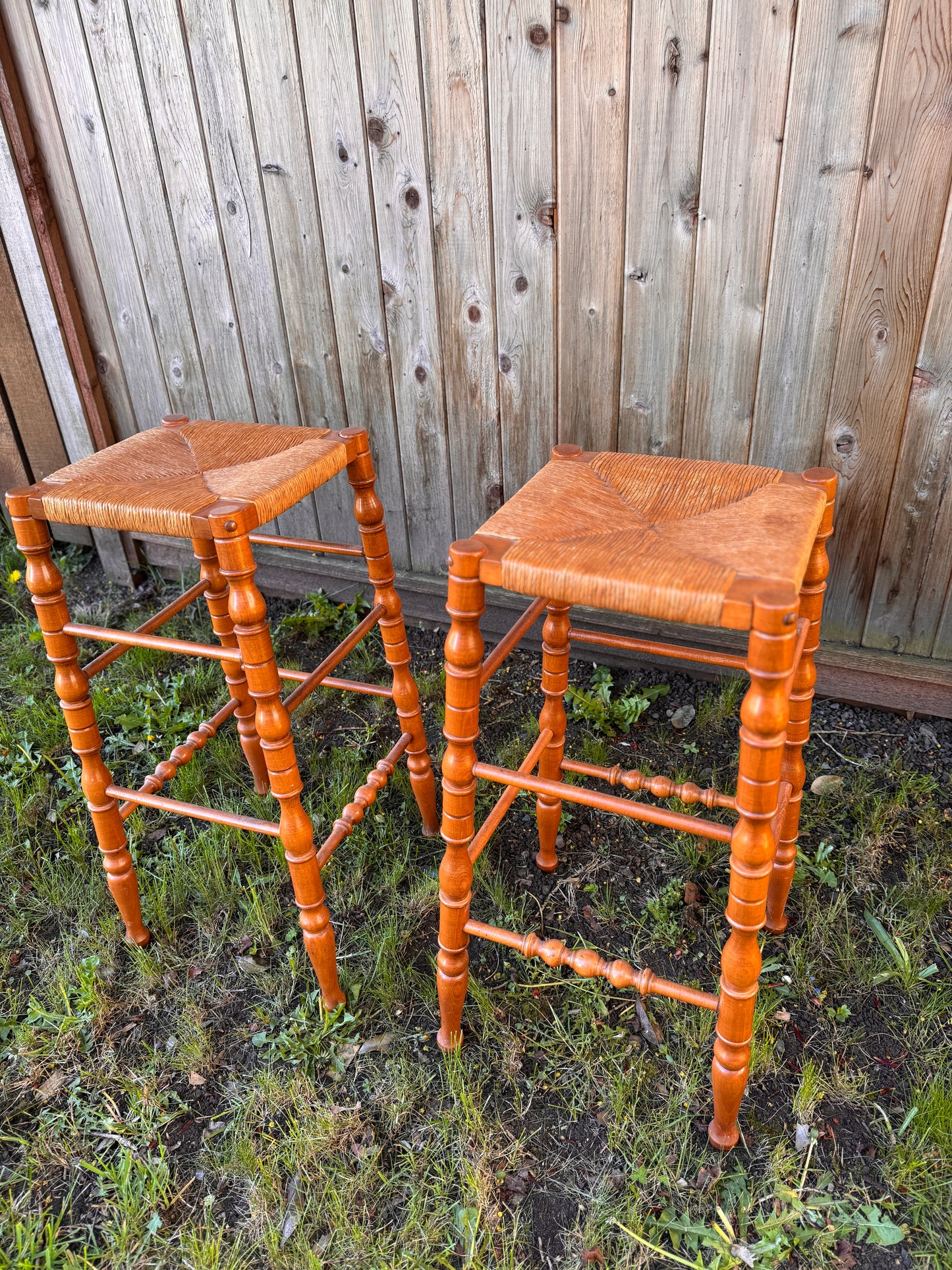 The Vintage Pretzel Bar Stools