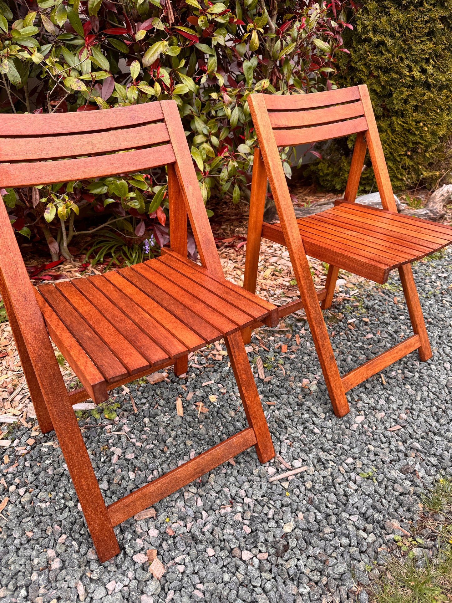 The Take A Break Teak Chairs