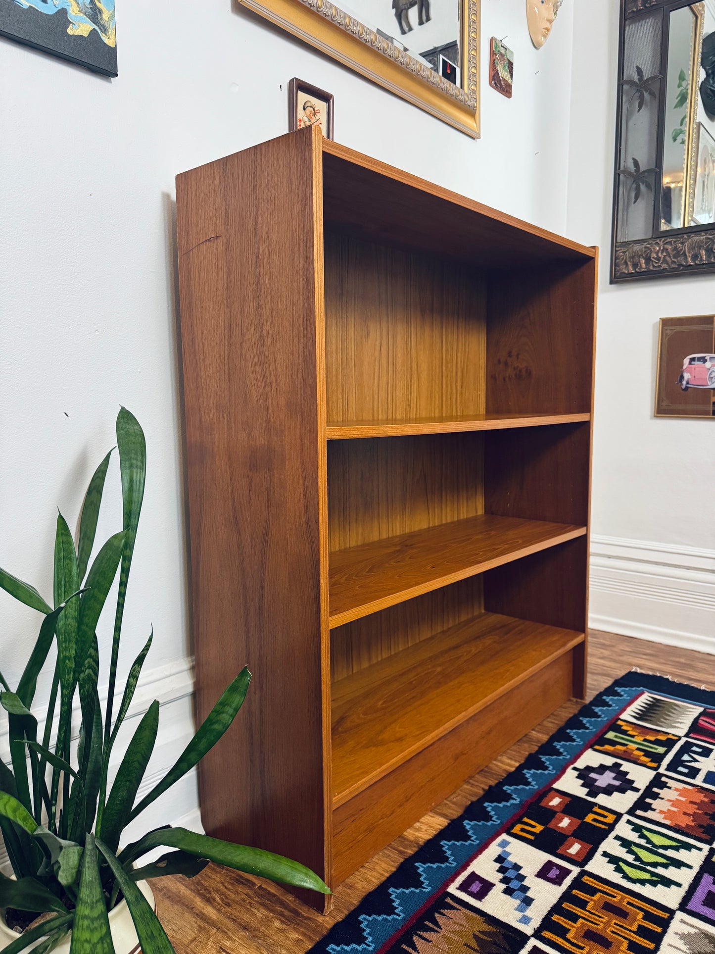 Vintage Teak Bookshelf