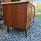 Vintage Walnut Wood Cedar Chest