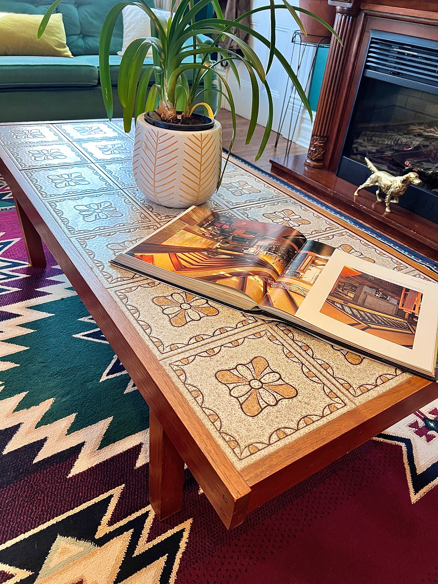The Tiled Teak Coffee Table