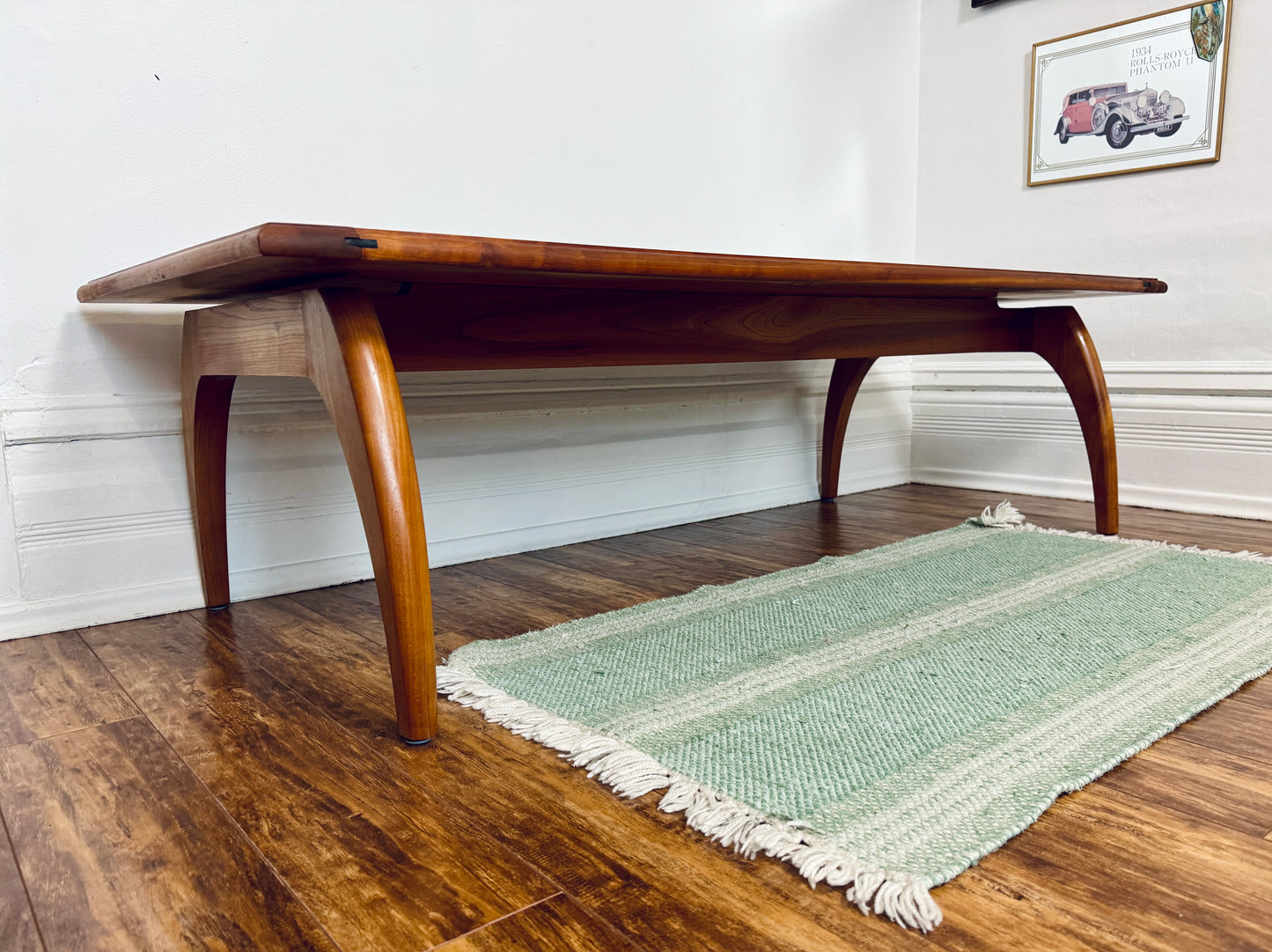 Vintage Solid Wood MCM Coffee Table
