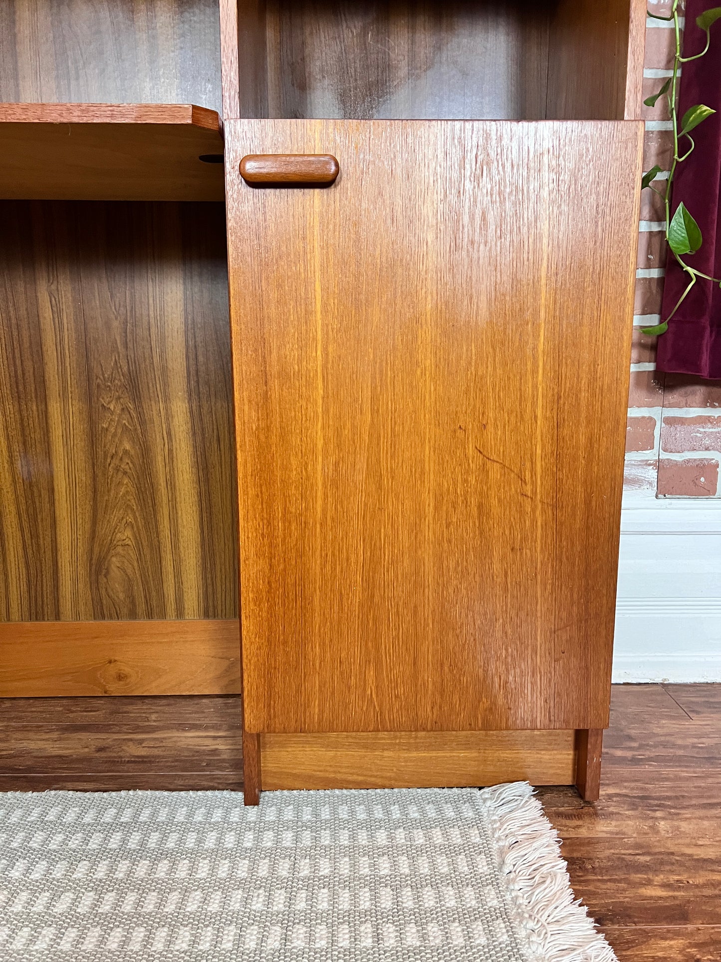 The Amberson Teak Wall Unit