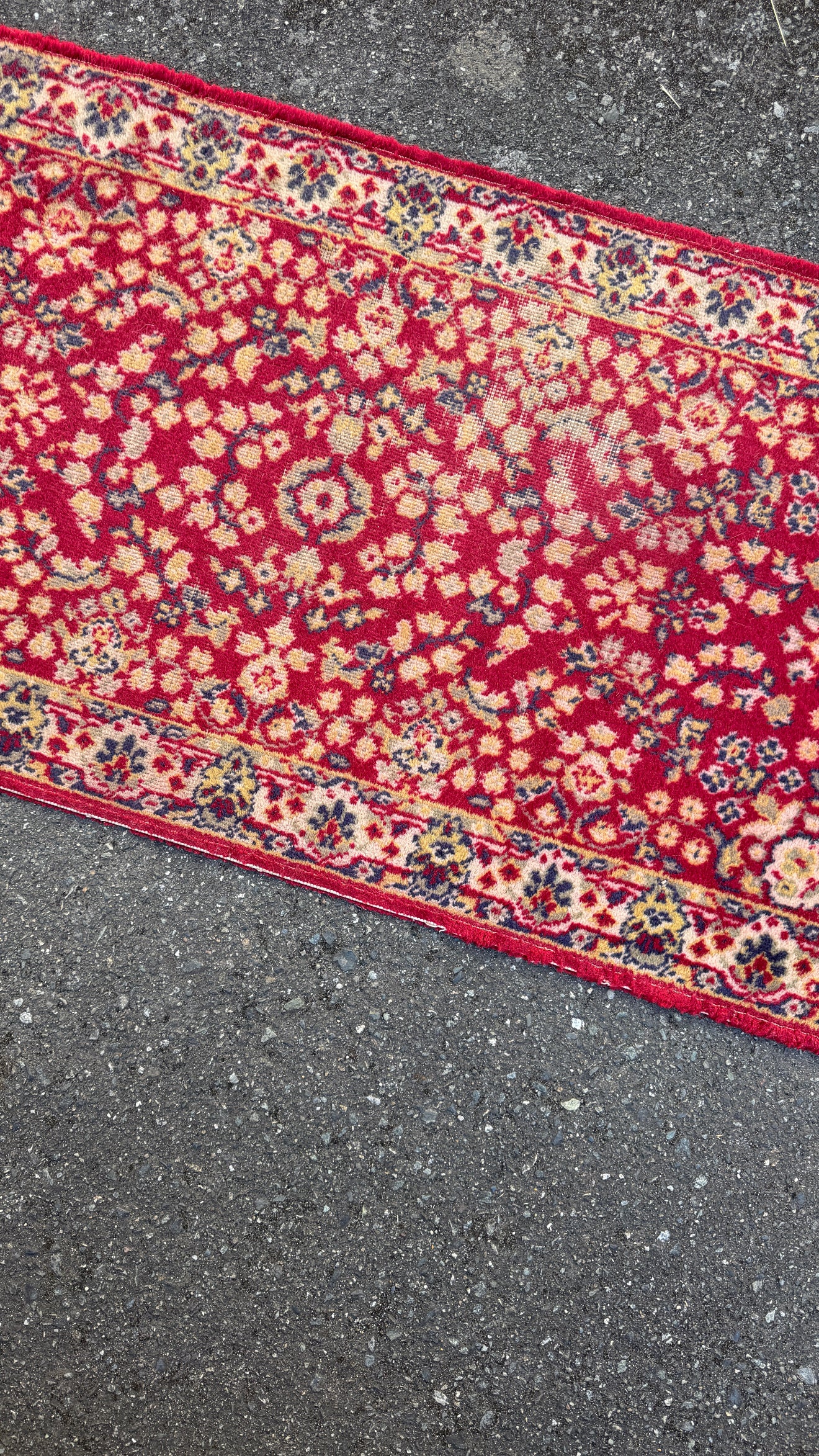 Vintage Small Wool Persian Rug