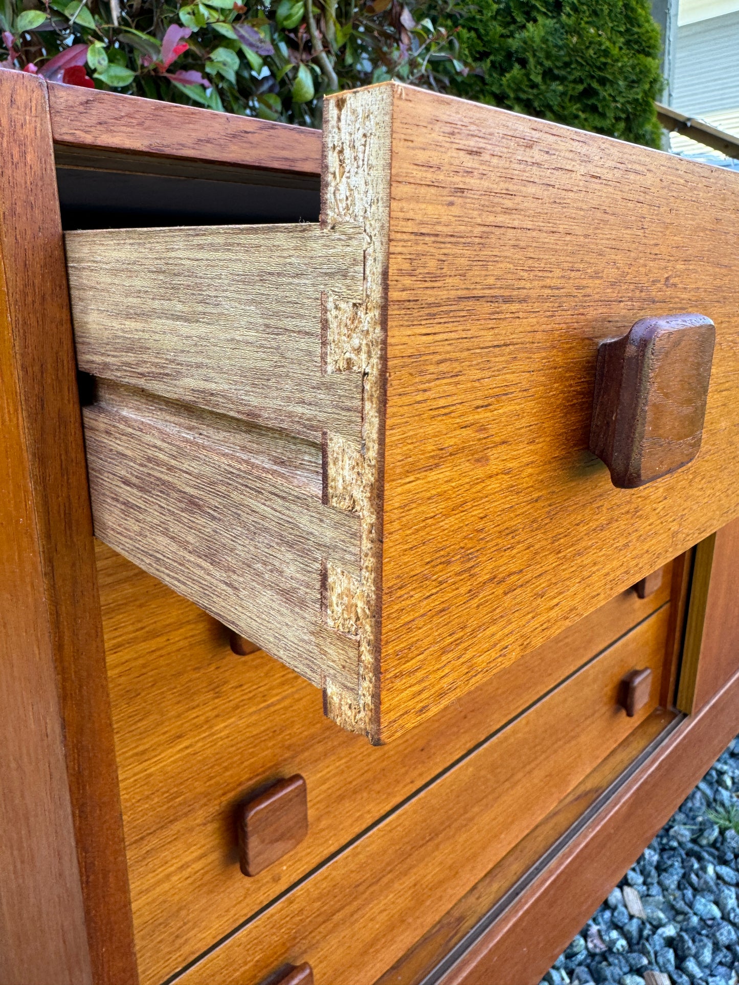 Domino Teak Credenza Dresser