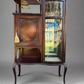 Stunning Antique Mahogany Music Cabinet