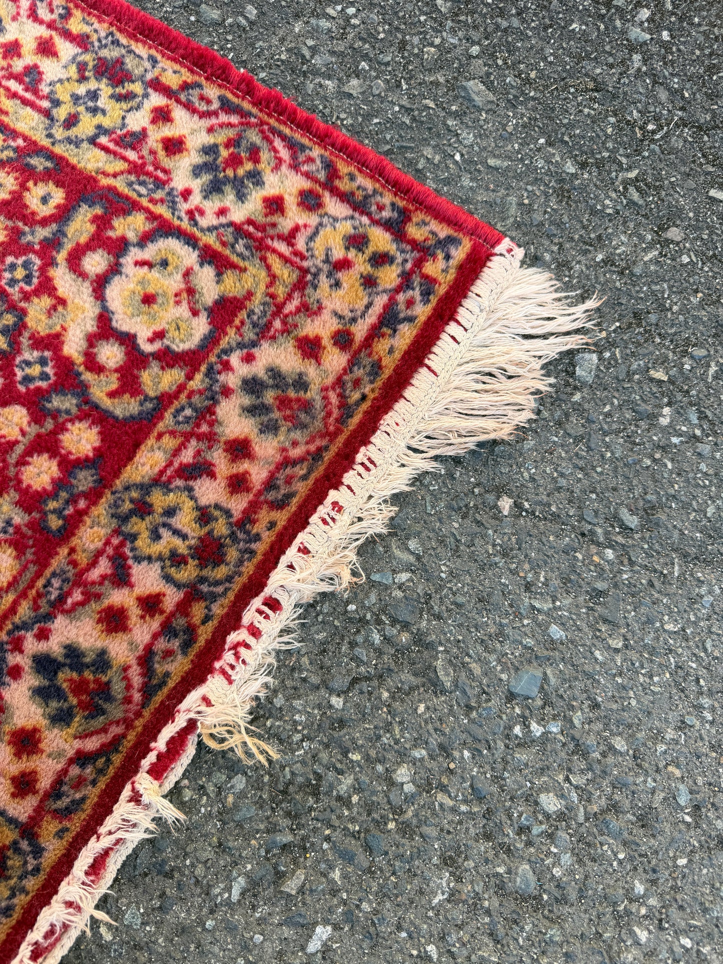 Vintage Small Wool Persian Rug