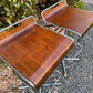The Bentwood & Chrome Stools