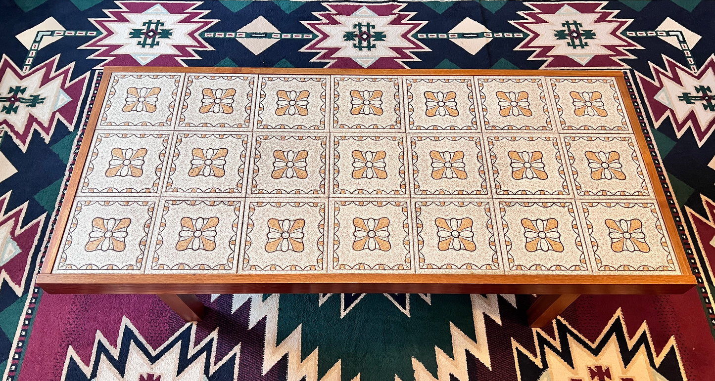 The Tiled Teak Coffee Table