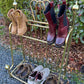 Vintage Brass Shoe Rack