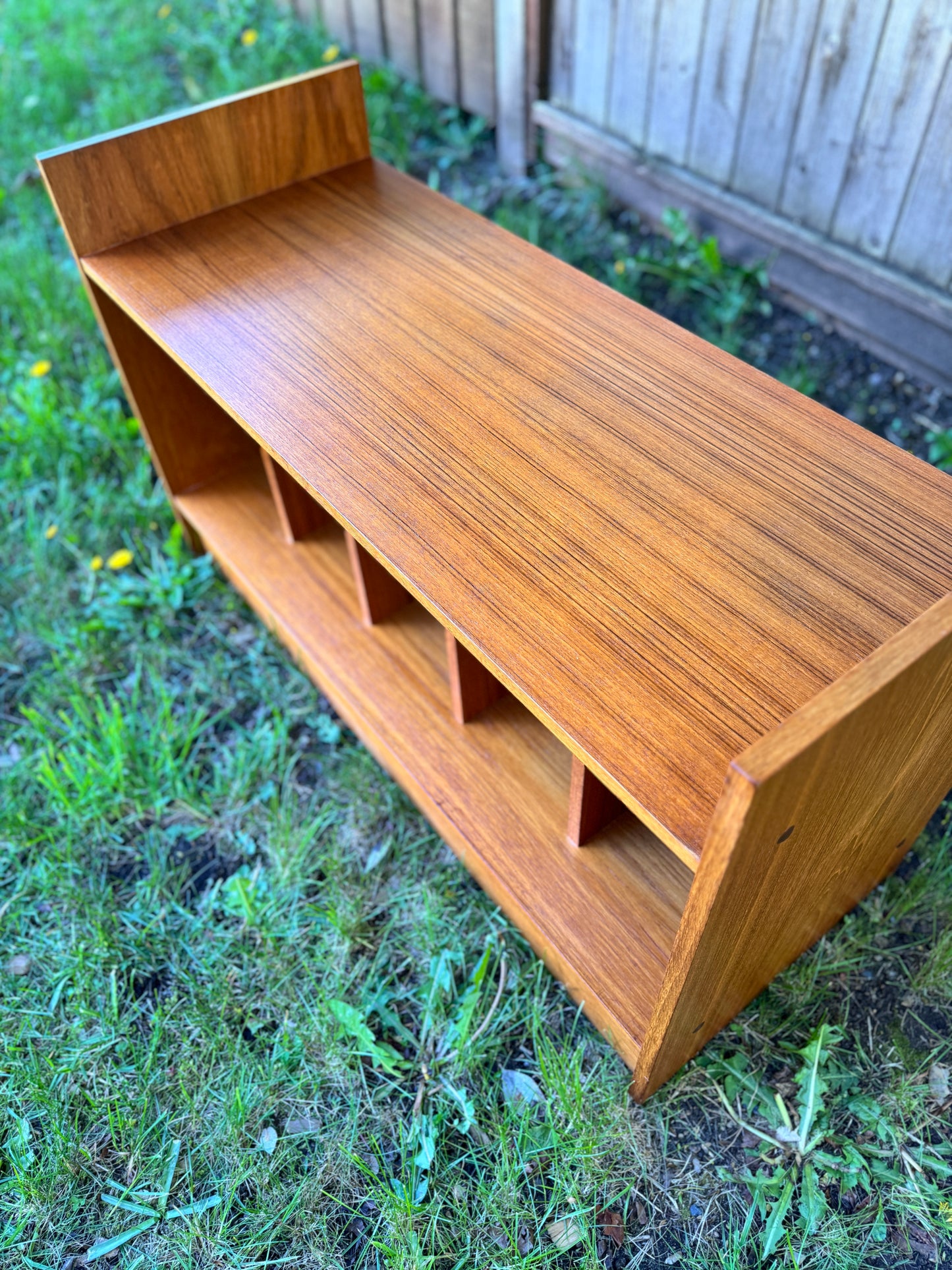 The Kerna Teak Record Cabinet