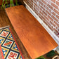 Vintage Teak Surfboard Style Coffee Table