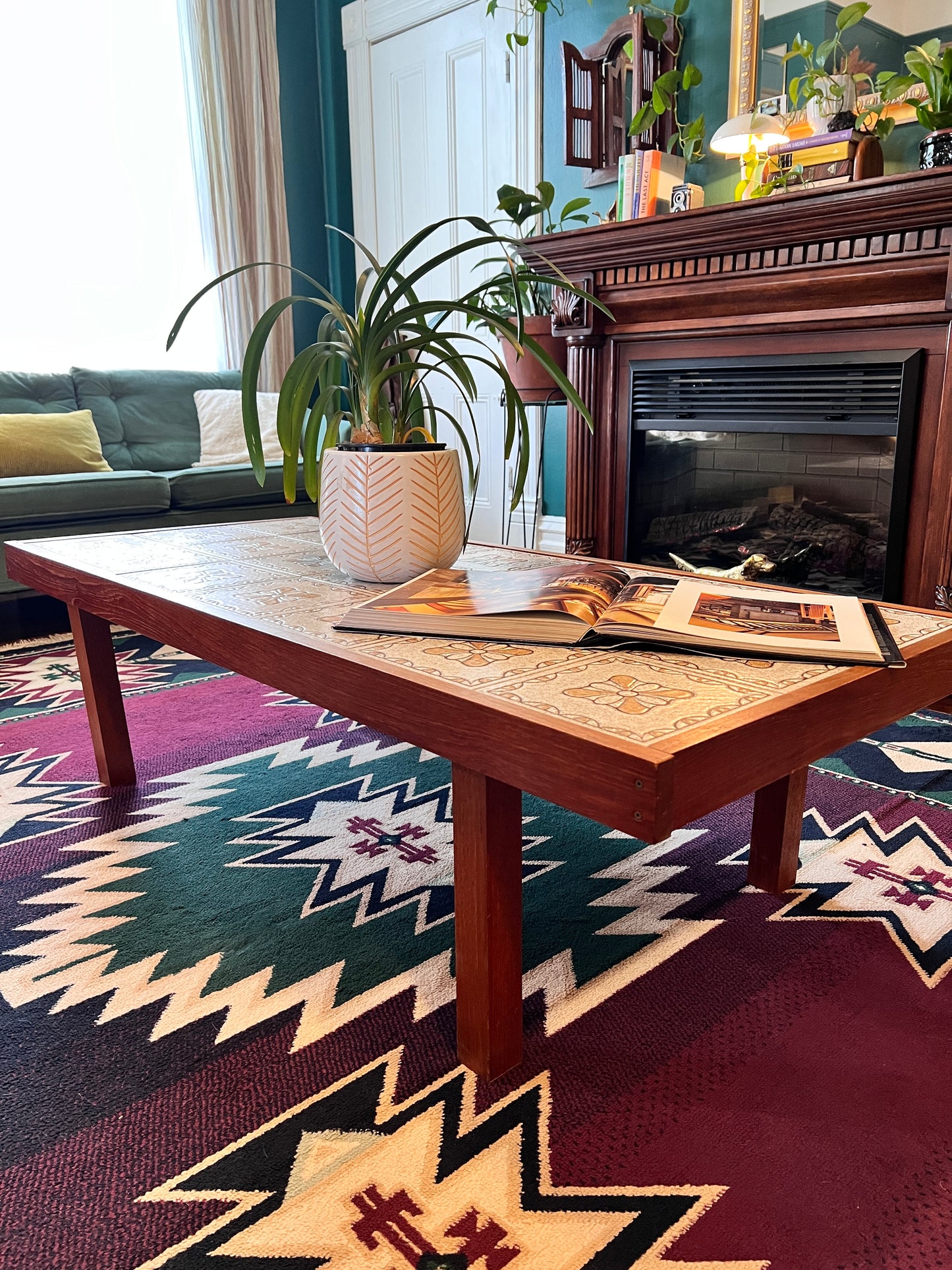 The Tiled Teak Coffee Table