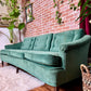 The Viridian Velvet Sofa