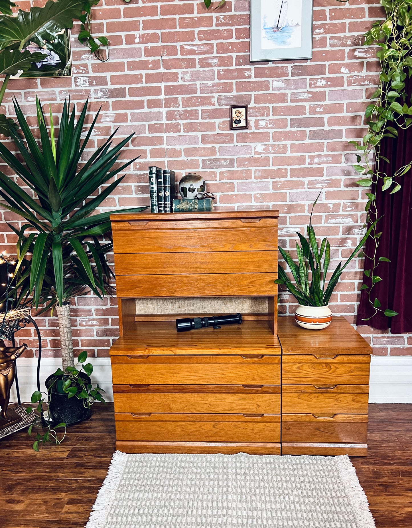 The Mercury Modular Teak Desk