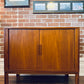 Danish Teak Record Cabinet