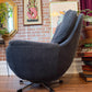 Vintage Egg Style Armchair & Ottoman