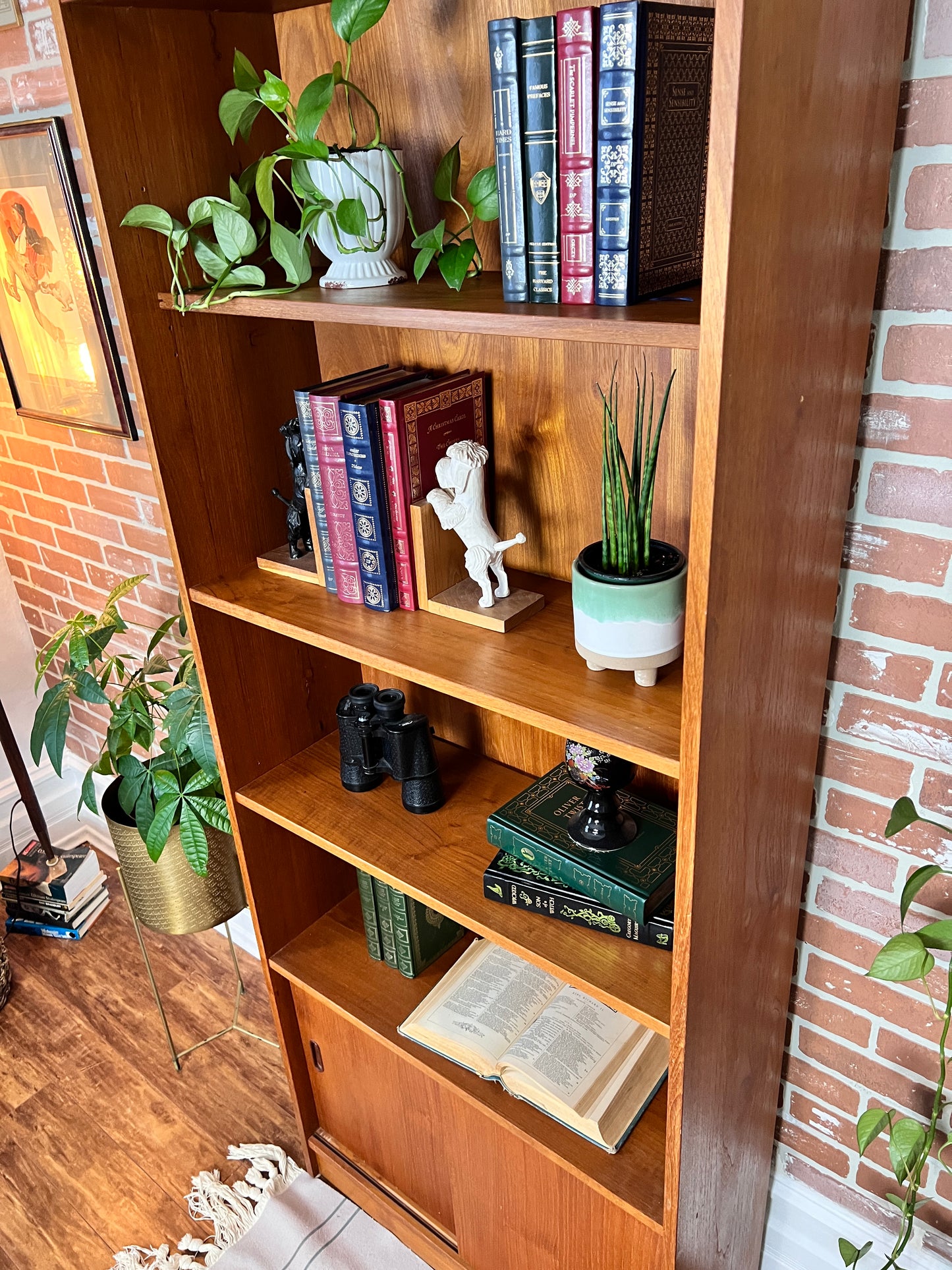 The Emil Danish Teak Bookcase