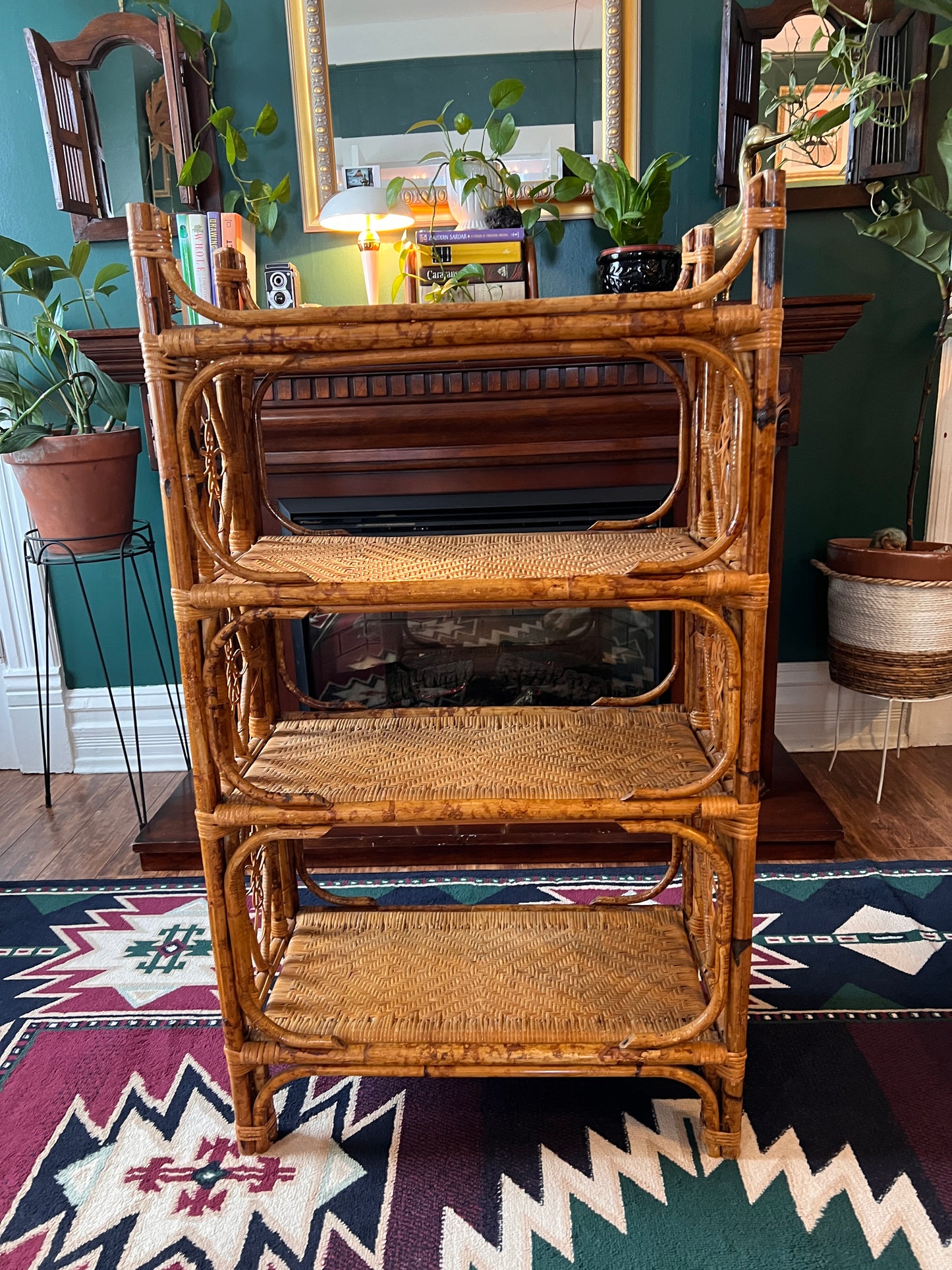 The Rattan Wicker Shelf