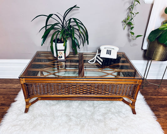 The Ravishing Rattan Coffee Table