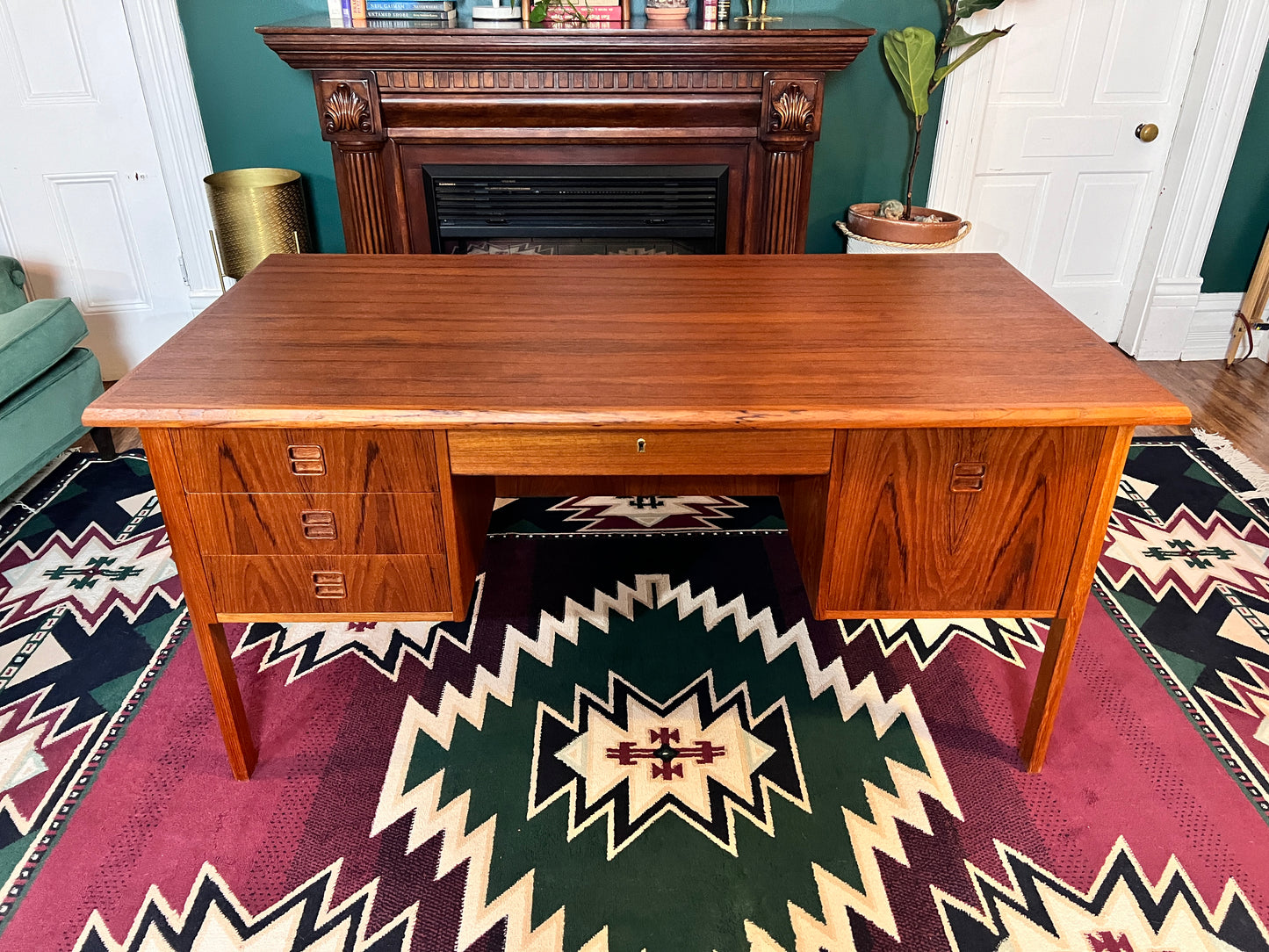 The Mobius Danish Teak Desk