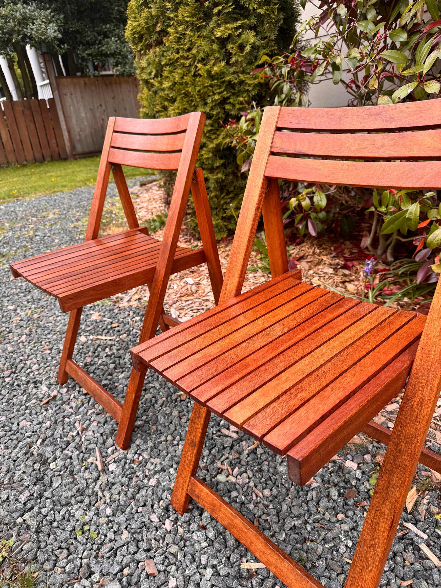 The Take A Break Teak Chairs
