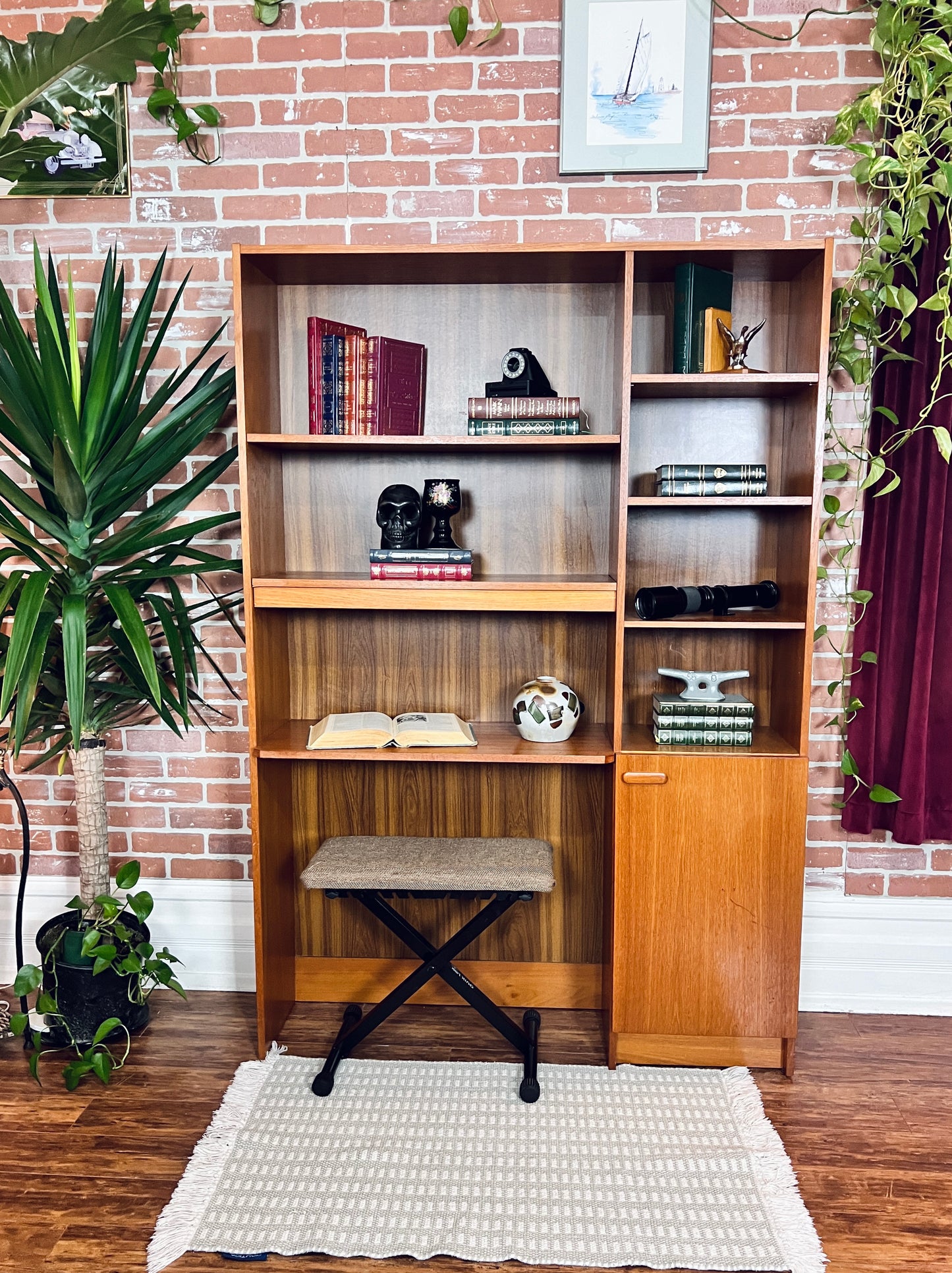 The Amberson Teak Wall Unit