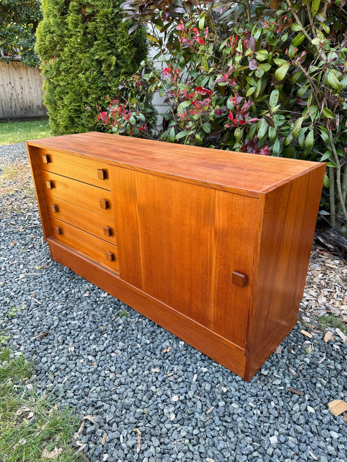 Domino Teak Credenza Dresser