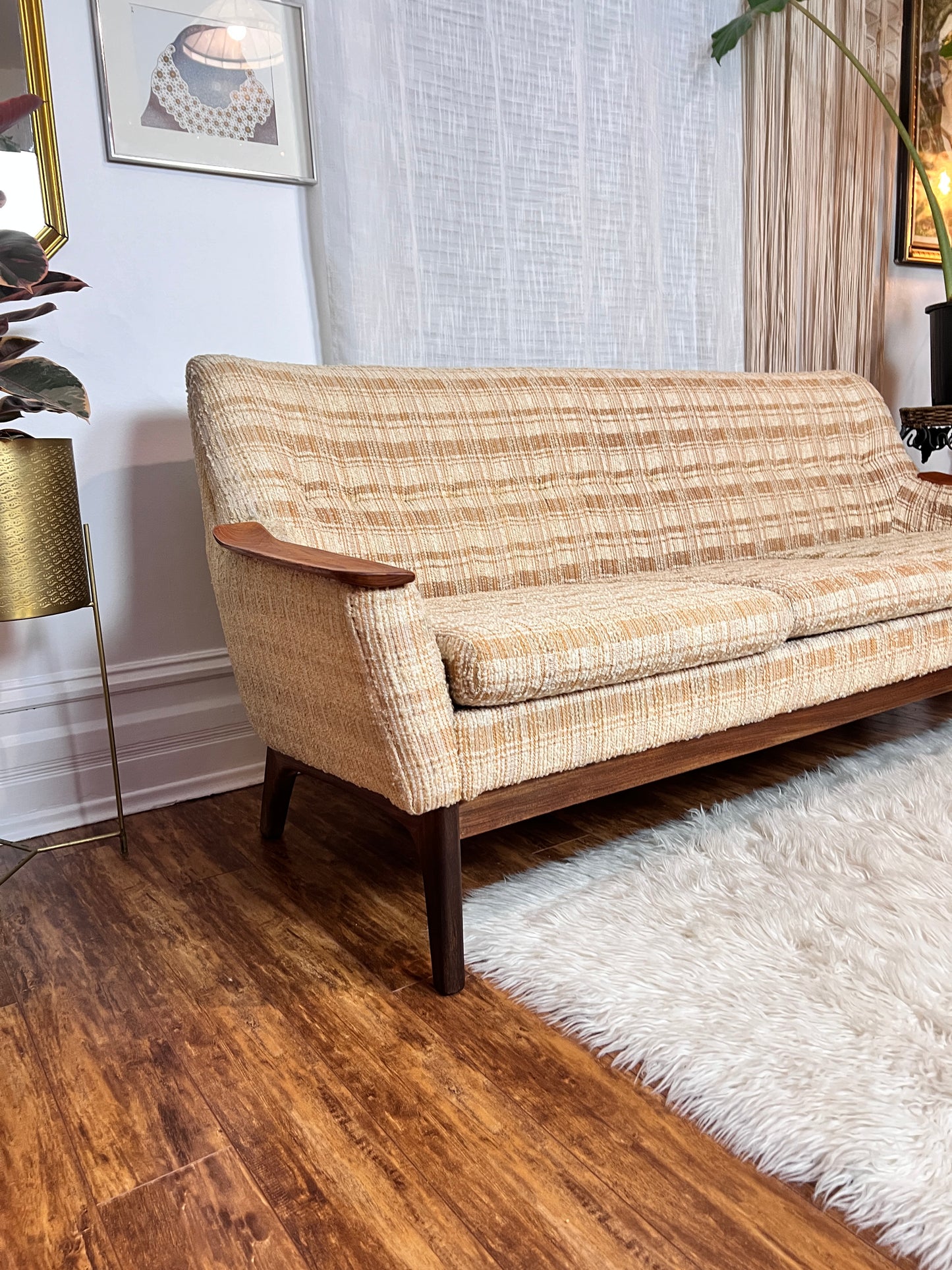 The Calico Teak Sofa