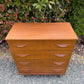 Vintage Walnut Wood Dresser