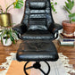The Black Stallion Recliner & Ottoman